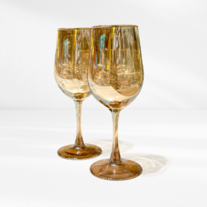 Amber Wine Glasses