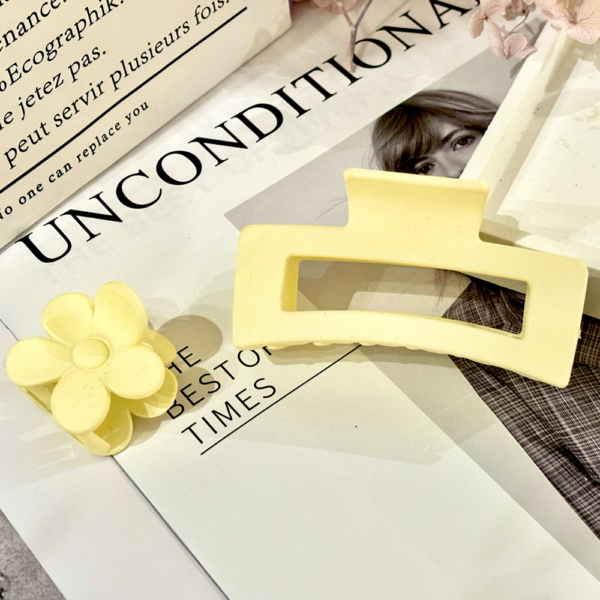 Matte Hair Claw Clips